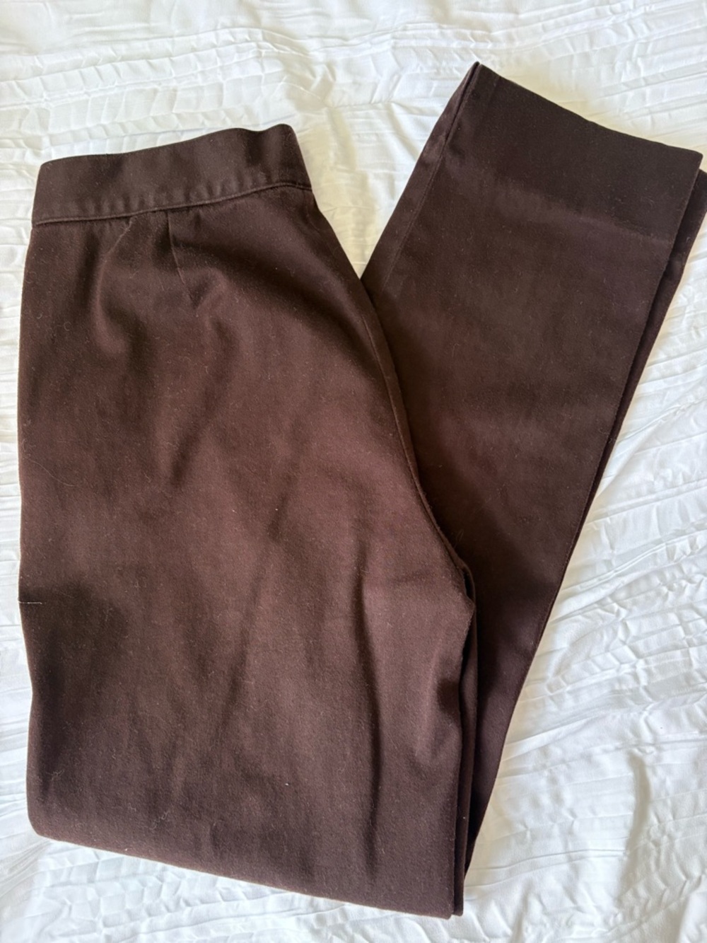 Ralph Lauren Dark Brown Straight-Leg Pants - Picture 4 of 5